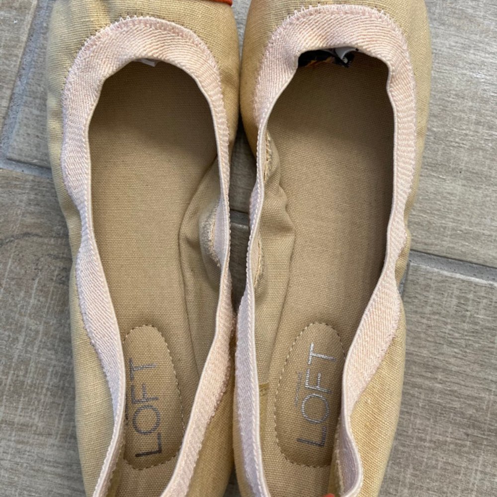 Ann Taylor LOFT Color Block Ballet Flats - Picture 9 of 10